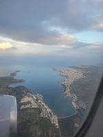 Blick auf Malta vom Flugzeug