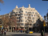 Casa Milà, auch bekannt als La Pedrera, von Gaudí