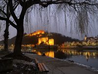 Silvesterreise Passau: Die Veste Oberhaus im Abendlicht