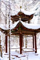 Winterwanderung durch den Vulkanischen Steinwald in Changbaishan - China