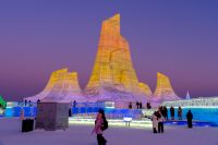 Eis- und Schneefestival in Harbin - China