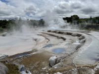 10. Tag: Rotorua bis Tongariro-Nationalpark – Maori-Führung durch die Wairakei Terraces & Thermal Health Spa