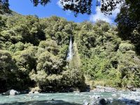 19. Tag: Queenstown bis Fox Glacier – Spaziergang zu den Thunder Creek Falls