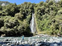 19. Tag: Queenstown bis Fox Glacier – Spaziergang zu den Thunder Creek Falls