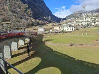 Fahrt mit dem Bernina-Express - Kreisviadukt von Brusio