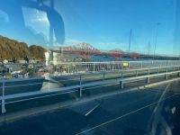 Blick zur Forth Bridge