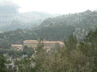 Kloster Lluc inmitten der Berge