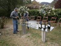 die Verkostung in Son Puig wird vorbereitet