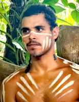 Junger Aborigine in Kuranda