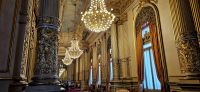 Der Aufenthaltsraum für die noblen Gäste im Teatro Colon 