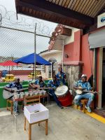 Musikalische Begrüßung auf St. Vincent