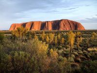 Ayers Rock im schmeichelnden Morgenlicht