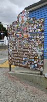 vor der Militärbasis in Ushuaia