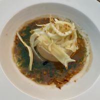 Royale de Saumon, Bisque de Crabe