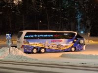 Jämsä - Himos Center (unser Reisebus...)