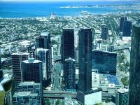 Blick auf Melbourne vom Skydeck aus 