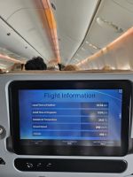 Erster Flug nach Singapur