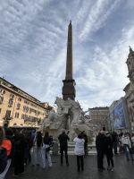 ROM - Vierströmebrunnen - Piazza Navona mit Obelisken