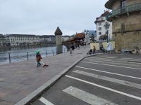 Blick zur Kapellbrücke