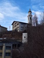 Die Kirche von Tiefencastel