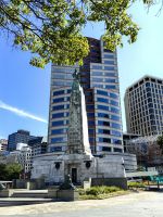 An den Parlamentsgebäuden in Wellington