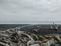 Vulkanischer Strand an der Westküste 