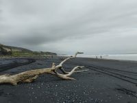 Vulkanischer Strand an der Westküste 