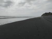 Vulkanischer Strand an der Westküste 