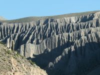 Erosionslandschaft in der Quebrada del Toro in Argentinien