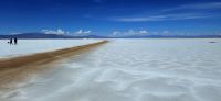 Salz sowei das Auge reicht Salinas Grandes Argentinien