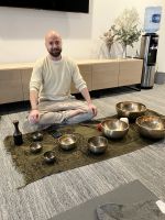 Polen, Kolberg, Yoga mit Klangschalen