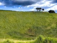 Der Ausblick vom Mount Eden in den Vulkankegel Maungawhau