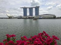Blick auf das Marina Bay Sands
