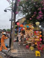 Vietnam. Elektriker bei der Arbeit