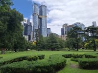 Blick auf die Skyline vin Melbourne
