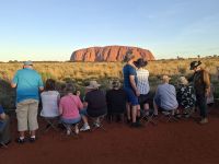 wir warten auf den Sonnenuntergang