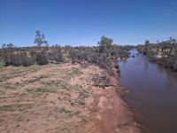 der Finke-Fluss führt seit 5 Jahren Wasser