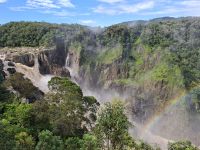 Zugstopp an den Barron-Falls