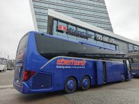 Unser Bus am Fährhafen in Kiel