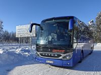 Unser Bus am Polarkreis