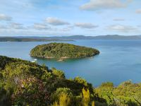 Kleine Wanderung zur Golden Bay, Stewart Island 