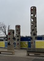 Nationensäulen in Schengen