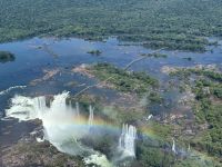 Überflug der Iguazúwasserfälle 