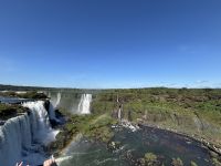 Panorama der brasilianischen Iguazúwasserfälle 