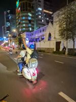 Vespa-Tour bei Nacht in Saigon, Vietnam