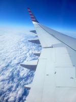 über den Wolken/Rückflug ab Teneriffa/Kanaren