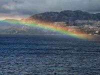 Regenbogen auf der Magellanstraße 