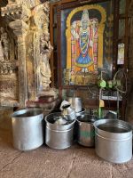 Zeremonie Utensielien im Brihadisvara Tempel, Thanjavur 