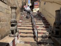 400 Stufen bei 34 Grad zur Felsenfestung, Trichy