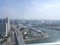 Ausblicke alle Richtungen - Singapore Flyer 